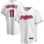 Men's Cleveland Indians Jose Ramirez #11 Nike White Home Player Jersey