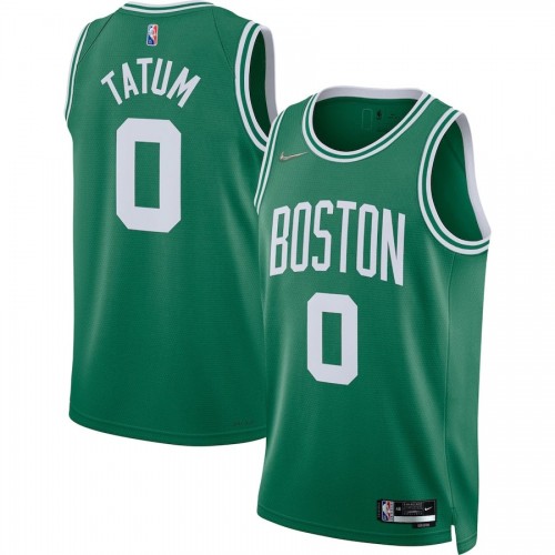 Men's Boston Celtics Jayson Tatum #0 Green 2021/22 Diamond Swingman Jersey - Icon Edition