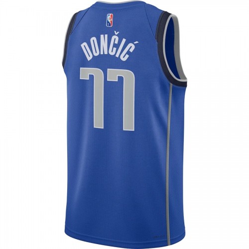 Men's Dallas Mavericks Luka Doncic #77 Blue 2021/22 Swingman Jersey - Icon Edition