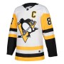 Men's Pittsburgh Penguins Sidney Crosby #87 adidas White Authentic Player Jersey
