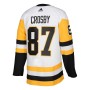 Men's Pittsburgh Penguins Sidney Crosby #87 adidas White Authentic Player Jersey