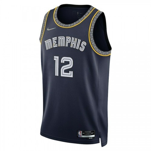 Men's Memphis Grizzlies Ja Morant #12 Nike Navy Swingman Jersey - City Edition