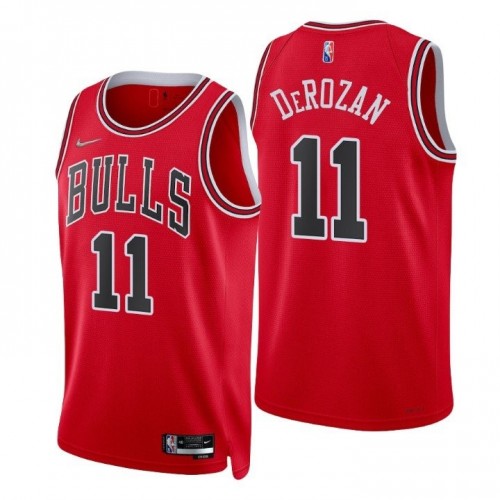 Men's Chicago Bulls Chicago Bulls DeRozan #11 Red 2021Swingman NBA Jersey - Icon Edition