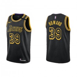 Men's Los Angeles Lakers Dwight Howard #39 Nike Black Swingman NBA Jersey - City Edition Men's Los Angeles Lakers Dwight Howard #39 Nike Black Swingman NBA Jersey - City Edition