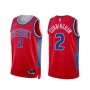 Men's Detroit Pistons Cade Cunningham #2 Nike Red 2021/22 Swingman NBA Jersey - City Edition