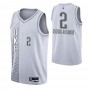 Men's Oklahoma City Thunder Alexander #2 Nike White 2021/22 Swingman NBA Jersey - City Edition