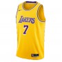 Men's Los Angeles Lakers Carmelo Anthony #7 Nike Gold Swingman Jersey - Icon Edition