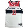 Men's Washington Wizards Kyle Kuzma #33 Nike White 2021/22 Swingman NBA Jersey - Association Edition