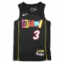 Men's Miami Heat Dwyane Wade #3 Nike Black 2021/22 Swingman Jersey - City Edition