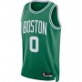 Men's Boston Celtics Jayson Tatum #0 Green 2021/22 Diamond Swingman Jersey - Icon Edition