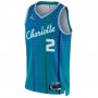 Men's Charlotte Hornets LaMelo Ball #2 Nike Blue 2021/22 Swingman NBA Jersey - City Edition