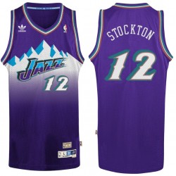 Utah Jazz John Stockton #12 Adidas Purple 1996/97 Swingman NBA Jersey Utah Jazz John Stockton #12 Adidas Purple 1996/97 Swingman NBA Jersey