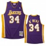 Los Angeles Lakers Lakers O'NEAL #34 Throwback Mitchell & Ness Purple 1999/00 Swingman NBA Jersey