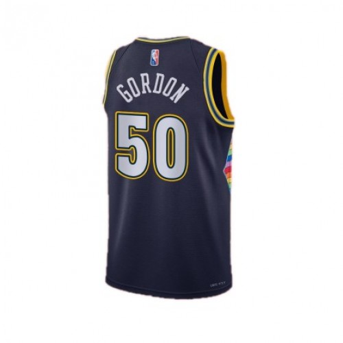 Men's Denver Nuggets Aaron Gordon #50 Nike Navy 2021/22 Swingman NBA Jersey - City Edition