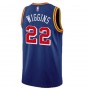 Men's Golden State Warriors Andrew Wiggins #22 Blue 2021/22 75th Anniversary Jersey- Classic Edition
