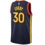Men's Golden State Warriors Stephen Curry #30 Nike Navy 2020/21 Swingman Jersey - City Edition