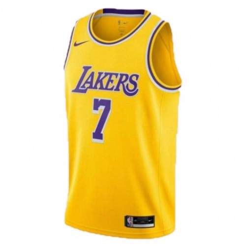 Men's Los Angeles Lakers Carmelo Anthony #7 Nike Gold 2021/22 Swingman Jersey - Icon Edition