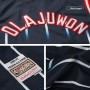 Men's Houston Rockets Hakeem Olajuwon Throwback Mitchell & Ness Navy 1996-97 Hardwood Classics Swingman Jersey