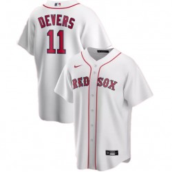 Men's Boston Red Sox Rafael Devers #11 Nike White Home 2020 Jersey Men's Boston Red Sox Rafael Devers #11 Nike White Home 2020 Jersey