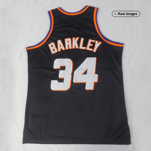 Men's Phoenix Suns Charles Barkley #34 Mitchell&Ness Black 1992-93 Hardwood Classics Jersey