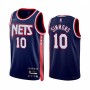 Men's Brooklyn Nets Ben Simmons #10 Navy 2021/22 Swingman Jersey - City Edition