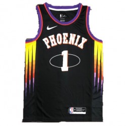 Men's Phoenix Suns Devin Booker #1 Nike Black 2021/22 Swingman NBA Jersey-Mixtape Edition