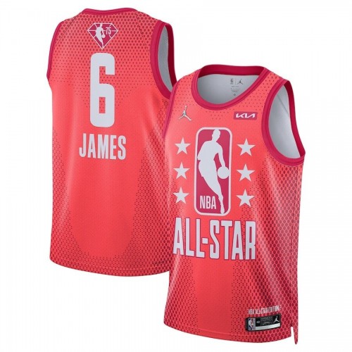 Men's LeBron James #6 Jordan Brand Maroon 2022 NBA All-Star Game Swingman Jersey