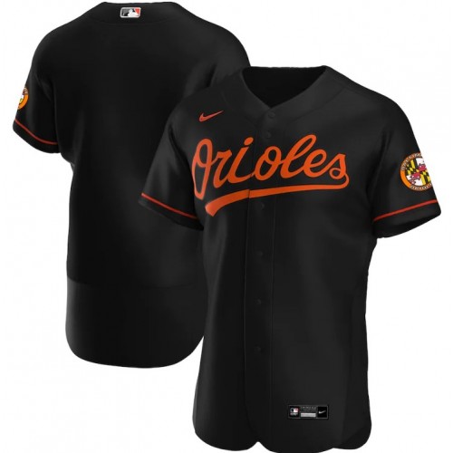 Men's Baltimore Orioles Nike Black Alternate Authentic Team Jersey Men's Baltimore Orioles Nike Black Alternate Authentic Team Jersey