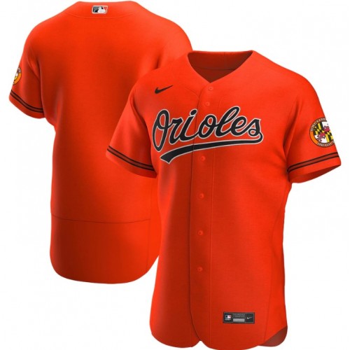 Men's Baltimore Orioles Nike Orange Alternate Authentic Team Jersey Men's Baltimore Orioles Nike Orange Alternate Authentic Team Jersey