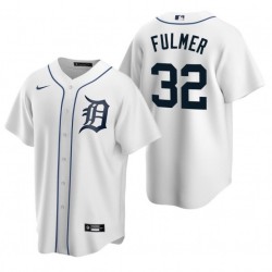 Men's Detroit Tigers Michael Fulmer #32 Nike White Home 2020 Jersey Men's Detroit Tigers Michael Fulmer #32 Nike White Home 2020 Jersey
