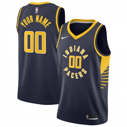 Indiana Pacers Nike 2020/21 Swingman Custom Jersey - Icon Edition - Navy