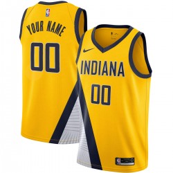 Indiana Pacers Nike 2019/20 Custom Swingman Jersey Yellow - Statement Edition Indiana Pacers Nike 2019/20 Custom Swingman Jersey Yellow - Statement Edition