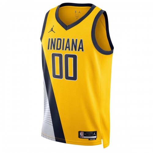 Indiana Pacers Jordan Brand Unisex 2022/23 Swingman Custom Jersey - Statement Edition - Yellow