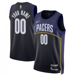 Indiana Pacers Nike Unisex 2022/23 Swingman Custom Jersey - City Edition - Blue Indiana Pacers Nike Unisex 2022/23 Swingman Custom Jersey - City Edition - Blue