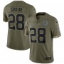 Jonathan Taylor Indianapolis Colts Nike 2022 Salute To Service Limited Jersey - Olive