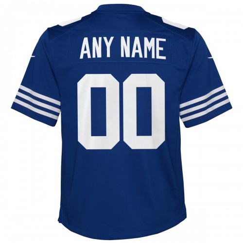 Indianapolis Colts Nike Youth Alternate Custom Game Jersey - Royal