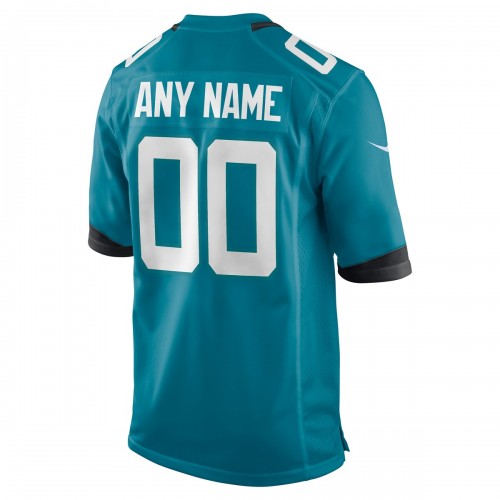 Jacksonville Jaguars Nike Alternate Custom Game Jersey - Teal