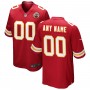 Kansas City Chiefs Nike Custom Game Jersey - Red