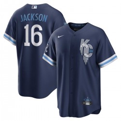 Bo Jackson Kansas City Royals Nike 2022 City Connect Replica Player Jersey - Navy Bo Jackson Kansas City Royals Nike 2022 City Connect Replica Player Jersey - Navy