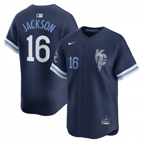 Bo Jackson Kansas City Royals Nike City Connect Retired Player Jersey - Navy