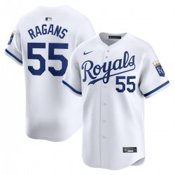Cole Ragans Kansas City Royals Nike Home Limited Player Jersey - White Cole Ragans Kansas City Royals Nike Home Limited Player Jersey - White