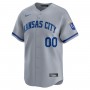 Kansas City Royals Nike Away Limited Custom Jersey - Gray