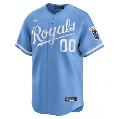 Kansas City Royals Nike  Alternate Limited Custom Jersey – Light Blue