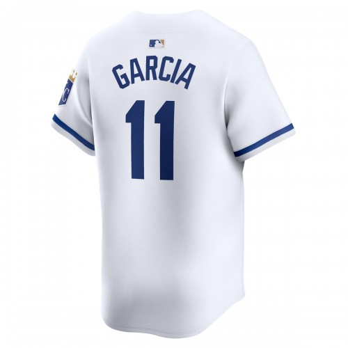 Maikel Garcia Kansas City Royals Nike Home Limited Player Jersey - White