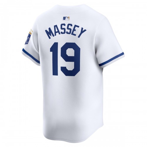 Michael Massey Kansas City Royals Nike Home Limited Player Jersey - White