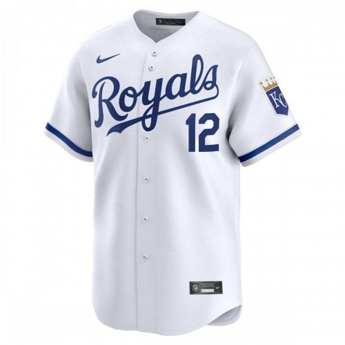 Nick Loftin Kansas City Royals Nike Home Limited Player Jersey - White