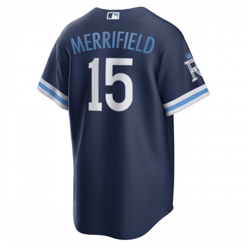 Whit Merrifield Kansas City Royals Nike 2022 City Connect Replica Player Jersey - Navy
