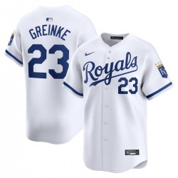 Zack Greinke Kansas City Royals Nike Home Limited Player Jersey - White Zack Greinke Kansas City Royals Nike Home Limited Player Jersey - White