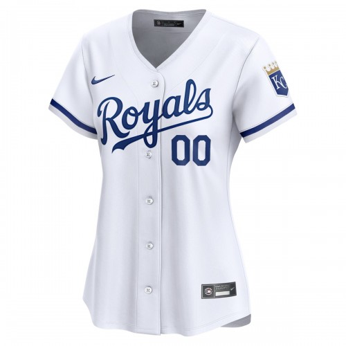 Kansas City Royals Nike Women's Home Limited Custom Jersey - White