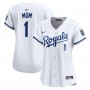 Kansas City Royals Nike Women's #1 Mom Home Limited Jersey - White